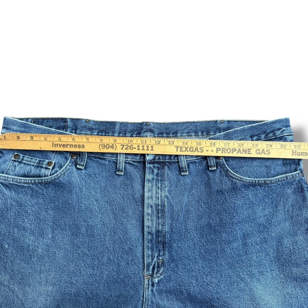 Wrangler Men's Regular Fit Premium Quality Blue Denim Jeans 44x30 - Picture 8 of 13